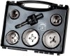 Zestaw otwornic 35, 40, 51, 65, 68 mm Wolfcraft - instalacje elektryczne i sanitarne WF3764000